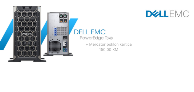 Dell EMC T340: Kupujte i osvojite Mercator poklon vaučer!