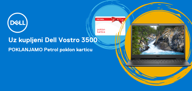 Dell Vostro 3500: Kupovinom do Petrol poklon kartice!