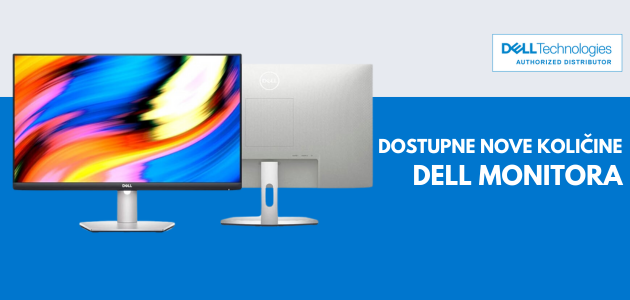 Dostupne nove količine poslovnih Dell monitora