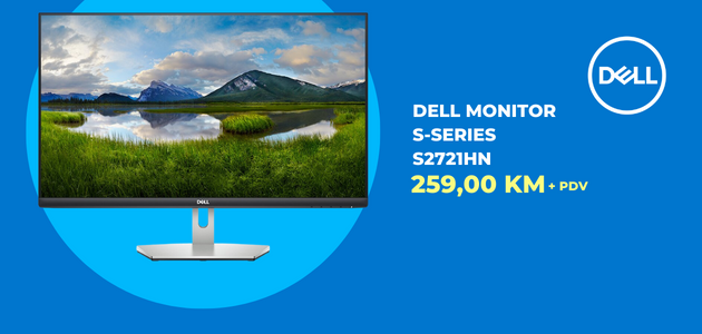 Povećajte produktivnost uz Dell monitor S2721HN - sada dostupan!