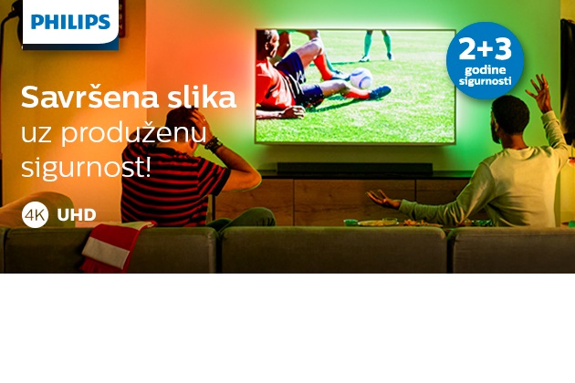 2+3 godine dodatne sigurnosti na 4K UHD televizore