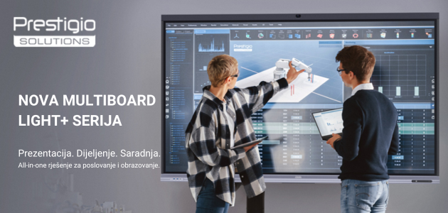 U novembru 2023. godine Prestigio Solutions je predstavio novu seriju interaktivnih ekrana MULTIBOARD pod nazivom „LIGHT+“.